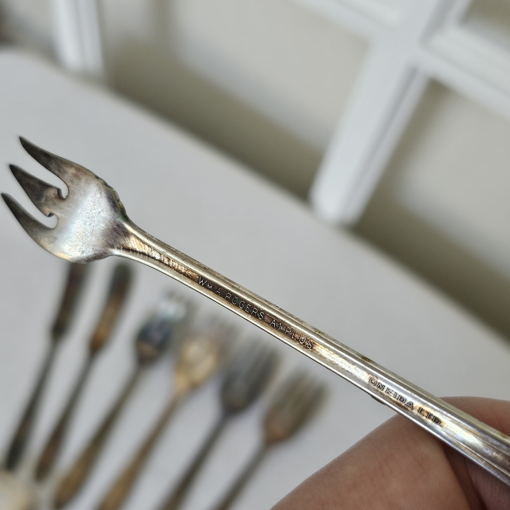 Wm A Rogers A1 Plus Silver Ramona 469 Cutlery Certificate Vintage Silverware - Picture 10 of 12